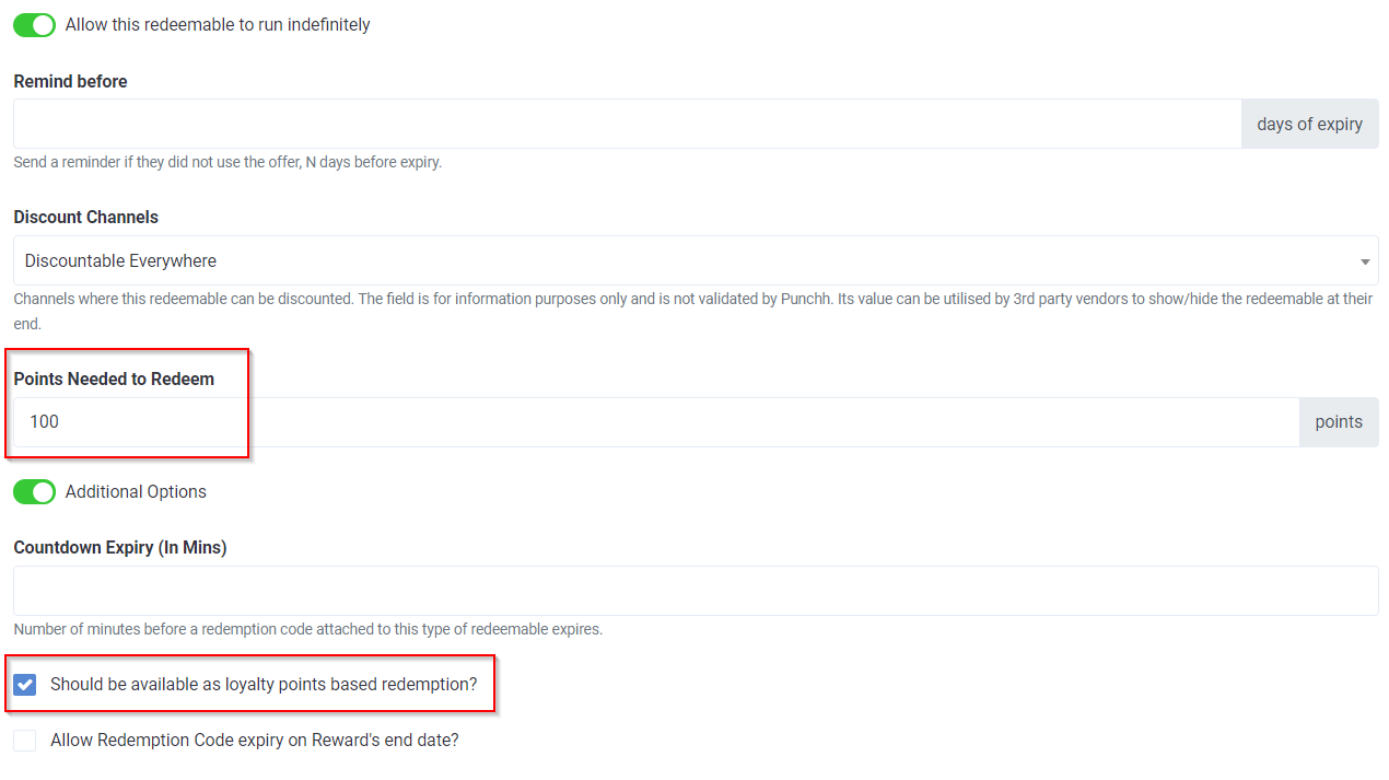 How do I create a new redeemable in a Points Unlock Offers program?
